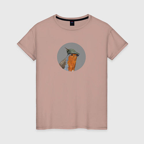 Женская футболка Робин Гуд / Пыльно-розовый – фото 1
