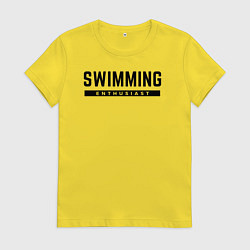 Женская футболка Любитель плавания