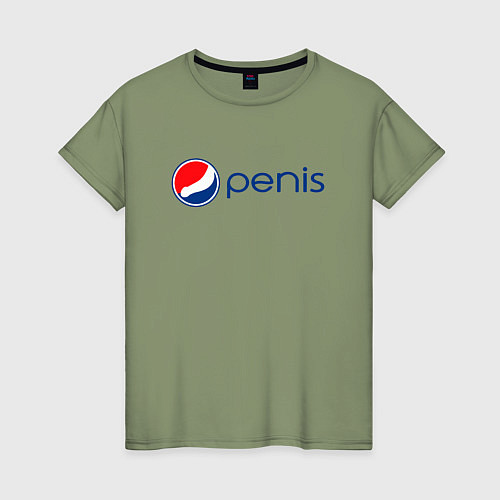 Женская футболка Penis / Авокадо – фото 1