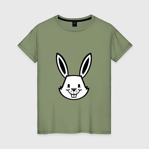 Женская футболка Bunny Funny / Авокадо – фото 1