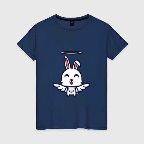 Женская футболка Angel Bunny / Тёмно-синий – фото 1