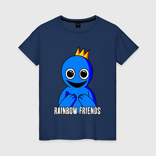 Женская футболка Синий с короной / Тёмно-синий – фото 1