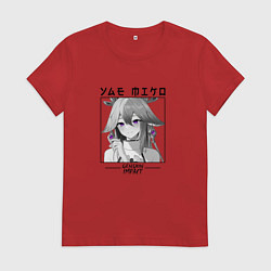 Женская футболка Яэ Мико жрица