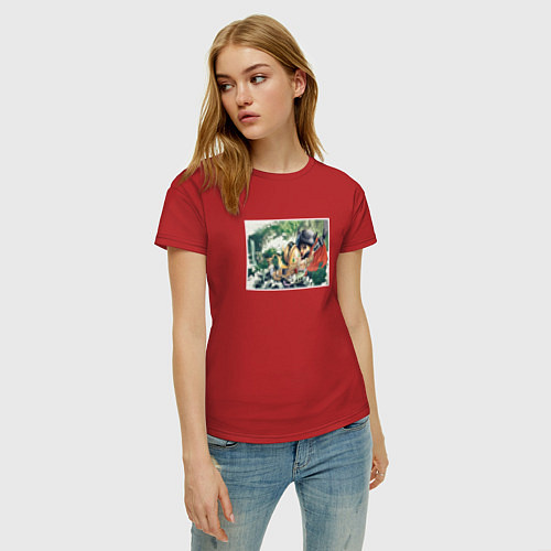 Женская футболка Рико и Рэг / Красный – фото 3