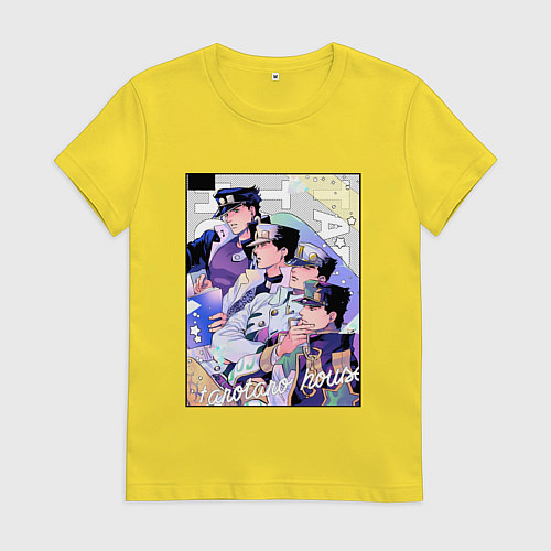 Женская футболка Этапы жизни Джотаро- JoJO / Желтый – фото 1