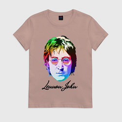 Женская футболка Леннон Джон