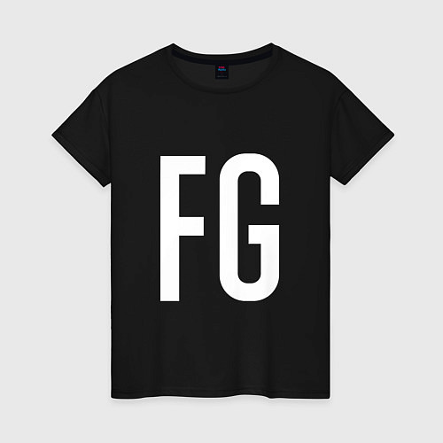 Женская футболка FG - BTS / Черный – фото 1