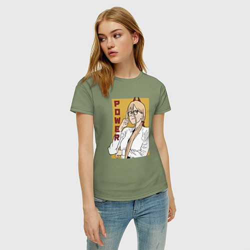 Женская футболка Милая Пауэр / Авокадо – фото 3