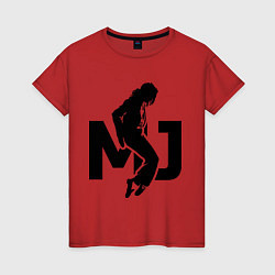 Футболка хлопковая женская MJ Music, цвет: красный