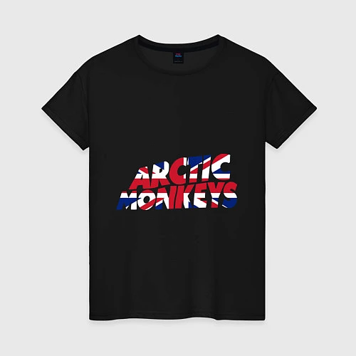 Женская футболка Arctic monkeys Britain / Черный – фото 1