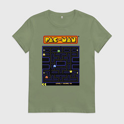 Женская футболка Pac-Man на ZX-Spectrum