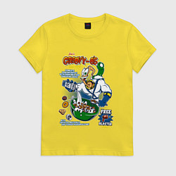 Женская футболка Червяк Джим