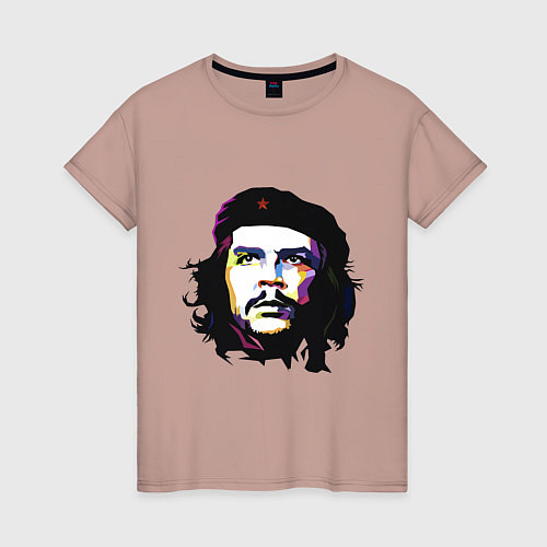 Женская футболка Coloured Che / Пыльно-розовый – фото 1