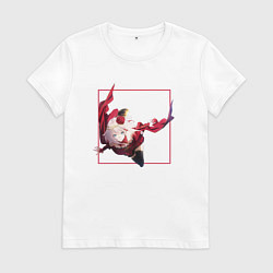 Футболка хлопковая женская Судьба в полёте - Такт Опус Судьба, цвет: белый