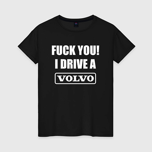Женская футболка Владелец Volvo / Черный – фото 1