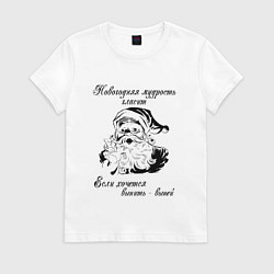 Женская футболка Советчик Санта