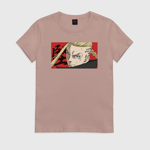 Женская футболка Кен Рюгуджи / Пыльно-розовый – фото 1