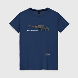 Футболка хлопковая женская MK14 EBR OBSCURITY, цвет: тёмно-синий