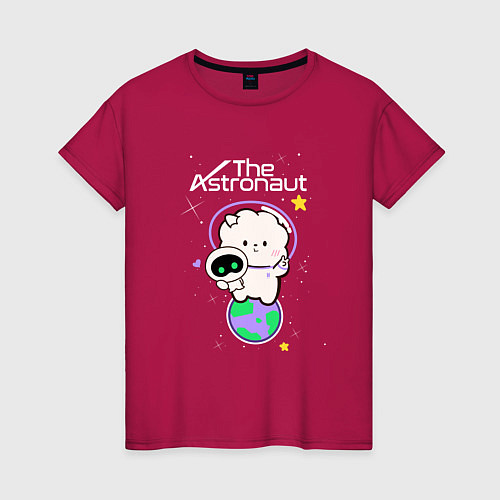 Женская футболка The Astronaut - Jin / Маджента – фото 1