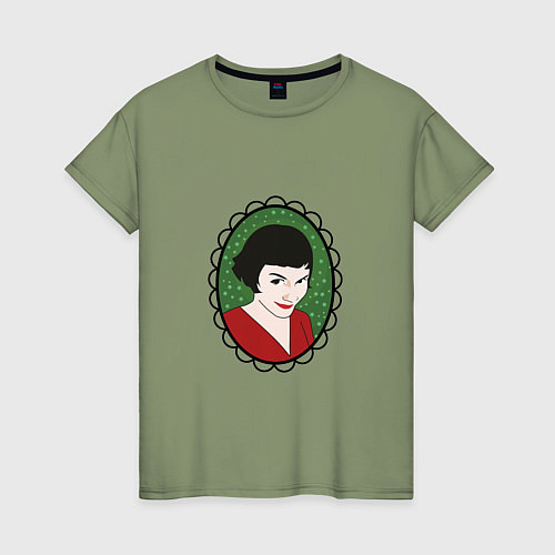 Женская футболка Амели / Авокадо – фото 1