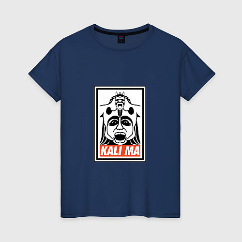 Женская футболка Kali Ma / Тёмно-синий – фото 1