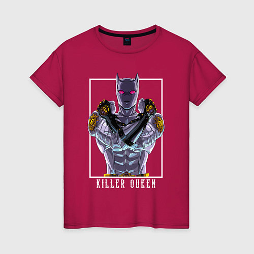 Женская футболка Killer Queen anime / Маджента – фото 1