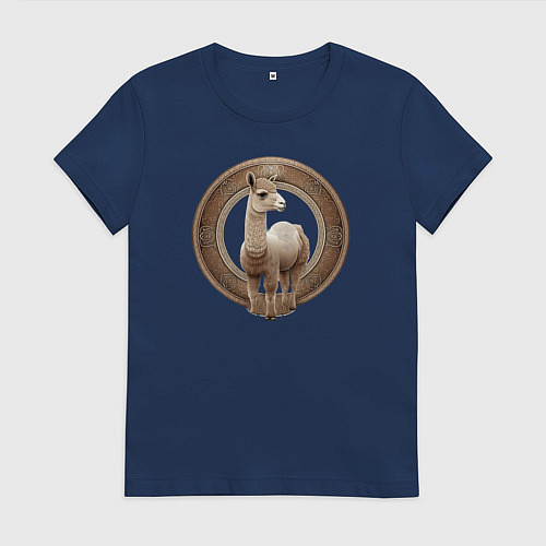 Женская футболка Символическое изображение / Тёмно-синий – фото 1