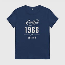 Футболка хлопковая женская 1966 ограниченный выпуск, цвет: тёмно-синий