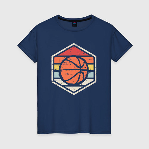 Женская футболка Basket Baller / Тёмно-синий – фото 1