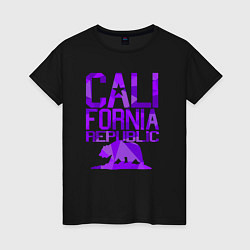 Женская футболка Штат Калифорния