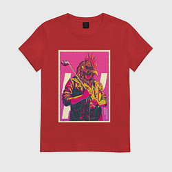 Футболка хлопковая женская Dangerous Jacket, цвет: красный