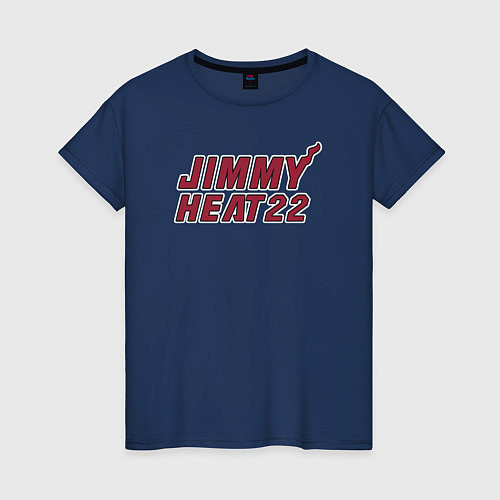 Женская футболка Jimmy Heat 22 / Тёмно-синий – фото 1