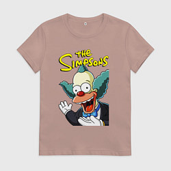 Женская футболка Krusty the clown