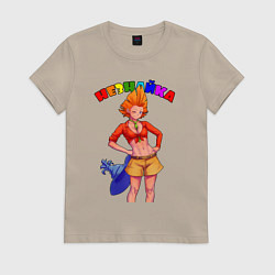 Женская футболка Незнайка