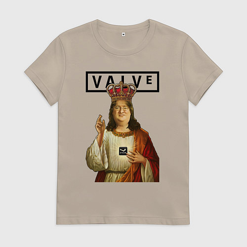 Женская футболка Holly Gabe / Миндальный – фото 1