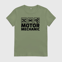 Женская футболка Mechanic
