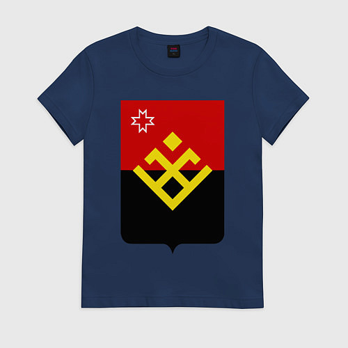 Женская футболка Малая Пурга / Тёмно-синий – фото 1