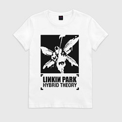 Футболка хлопковая женская LP Hybrid Theory, цвет: белый