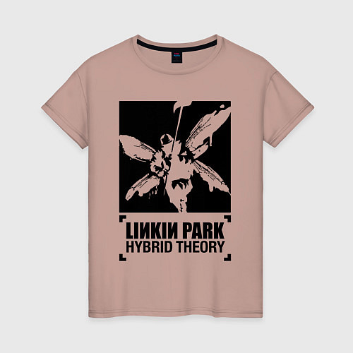 Женская футболка LP Hybrid Theory / Пыльно-розовый – фото 1