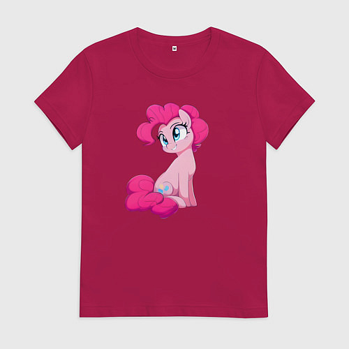 Женская футболка Пинки Пай / Маджента – фото 1