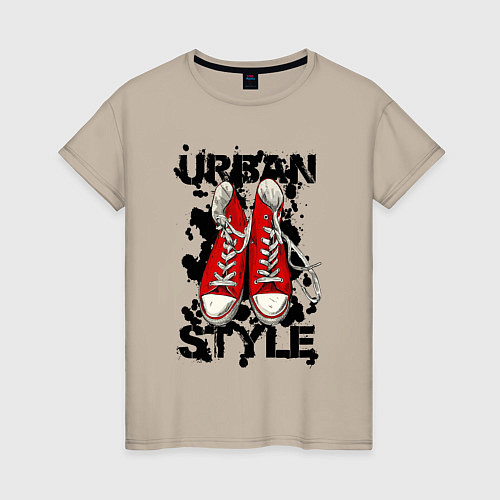 Женская футболка Urban Style / Миндальный – фото 1