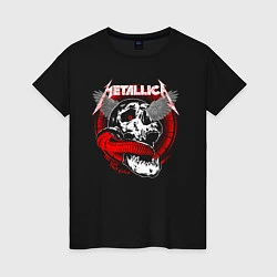 Футболка хлопковая женская Metallica The God that failed, цвет: черный