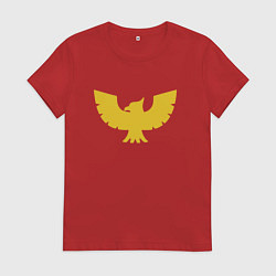 Футболка хлопковая женская Captain falcon, цвет: красный