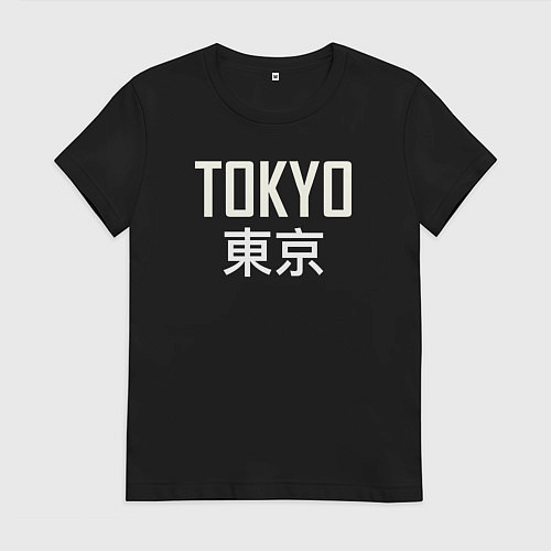 Женская футболка Japan - Tokyo / Черный – фото 1