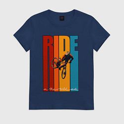 Женская футболка MTB - ride