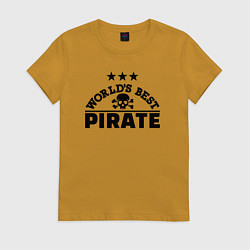 Женская футболка Лучший пират в мире