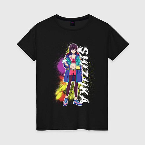 Женская футболка Сидзука / Черный – фото 1