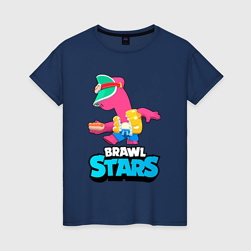 Женская футболка Doug brawl stars / Тёмно-синий – фото 1