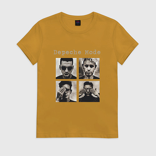 Женская футболка Depeche Mode - Violator Live 01 / Горчичный – фото 1