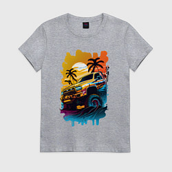 Женская футболка Монстр трак